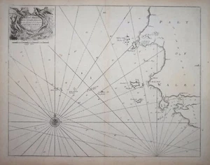 MILFORD HAVEN & THE ISLANDS ADYACENTES... POR CAPT GREENVILLE COLLINS, CIRCA 1750. - Imagen 1 de 1