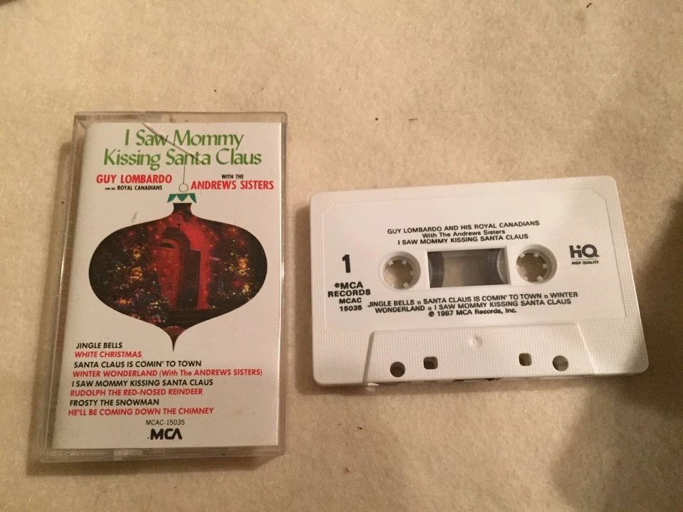 I Saw Mommy Kissing Santa Claus - Guy Lombardo - Andrews Sisters - Cassette  - Image 1 of 1
