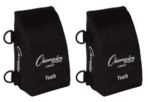 Champion Sports Baseball / Softball YOUTH Catcher's Knee Cushions / Support Pads - Picture 1 of 5