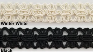 5/8" Designer Braid Gimp Trimming - 18 Continuous Yards - Color Options! - Picture 1 of 5