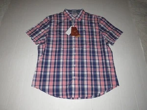 Penguin By Musingwear Heritage Slim Fit Plaid Button Up Shirt Sz XXL New NWT - Picture 1 of 6
