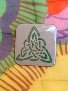 Vintage 1990s Handmade Enamel Celtic Brooch. Sustainable. Gift Wrapped - Picture 1 of 4