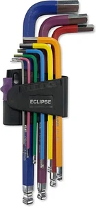 Eclipse EHK9PS 9 Piece Ball-Ended Coloured Hexagon Key Set - Picture 1 of 5