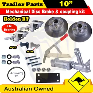 10" Galvanised 5 Stud Holden HT Boat Trailer Mech Disc Brake Coupling kit - LM - Picture 1 of 1