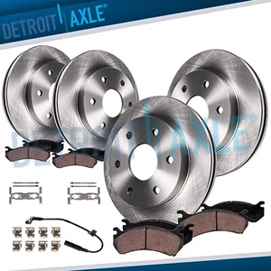 8pc Front Rear Brake Rotors Ceramic Brake Pads for 2021 Escalade ESV Yukon XL - Picture 1 of 7