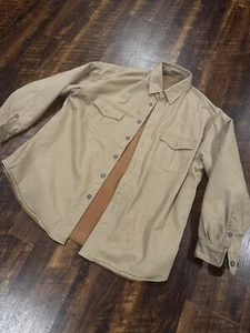 Vintage Men’s St. John’s Bag Fleece Lined Button Up  - Picture 1 of 3