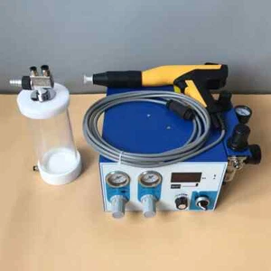 Elektrostatische Pulverbeschichtung Fludisierter Trichter Pulverbeschichtung Maschinenset HT-302TH - Bild 1 von 5