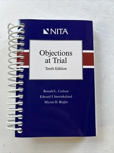Objections at Trial (Nita) by Ronald L. Carlson - Bild 1 von 11