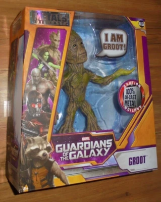 Figura de acción Marvel Guardianes de la Galaxia Metal Die Cast GROOT JADA 2016 Foto 1 de 4