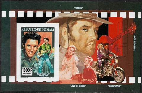 Mali #698 MNH IMP. Deluxe Sheet - Elvis Cover