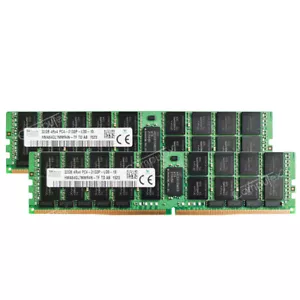 For SK Hynix 64GB 4X32GB 4DRX4 PC4-17000L DDR4-2133Mhz Registered LRDIMM Server - Picture 1 of 2