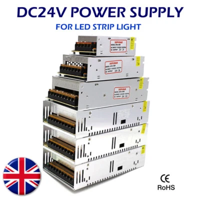 DC 24V LED Treiber Netzteil Trafo Schalttreiber für LED Strip CCTV - Bild 1 von 4
