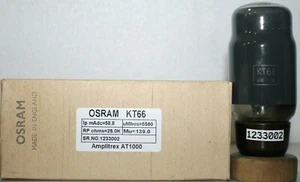 OSRAM KT66 schwarz beschichtetes Glas Made in England Amplitrex getestet - Bild 1 von 6