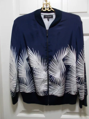 St. John Black Label Sultry Silk Windbreaker Sz S* - Image 1 of 4