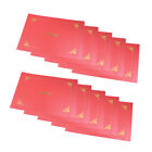 10 Blue Certificate Holders with Gold Foil Border & Red A4 Envelopes
