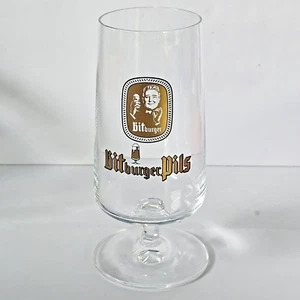 Vaso de cerveza Bitburger Pils de 0,2 litros con tallo de 5 1/2" de alto - Imagen 1 de 5