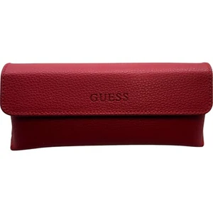 Gafas de sol magnéticas semi suaves estuche de cuero sintético rojo Guess - Imagen 1 de 10