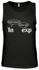 Calm Down Grow Up Men Tank Top Maths Mathematics Teacher Professor Fun Geek Pi