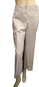 AKRIS PUNTO Women's Capris Cropped Pants Sand Sz. 12 $460 - Picture 1 of 3