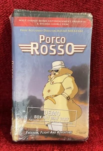 Vintage Porto Rosso Demo Full Length Screener Demo VHS Tape Studio Ghibli RARE - Picture 1 of 7