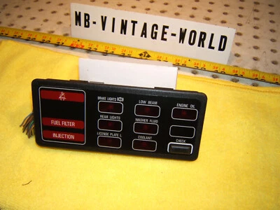 BMW OEM 85-86 E28 524td parabrisas delantero centro superior sistema CHECK OEM 1 panel Foto 1 de 4