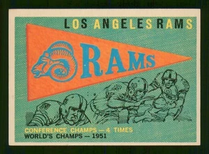 Los Angeles Rams Wimpel 1959 Topps 59 Nr 126 EXMINT + 65021 - Bild 1 von 2