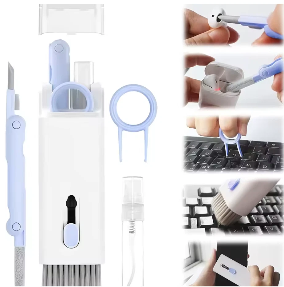 7 in 1 Reinigungsset für Tastatur Laptop Handy Keyboard Kopfhörer Display Keycap - Bild 1 von 4