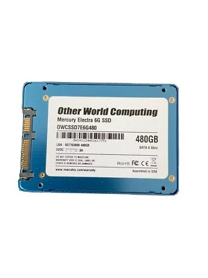 OWC Mercury Electra 480GB 2.5" SATA 6Gbps OWCSSD7E6G480 Internal Laptop SSD - Image 1 of 2