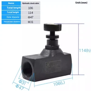 Hydraulische Rückschlagdrosselventile Durchflussregelventile Rückschlagdrosselventile - Bild 1 von 18