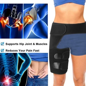 Tutore Anca Compressione Inguine Supporto Wrap per Sciatica Sollievo Dolore Cosce Recupero - Foto 1 di 12