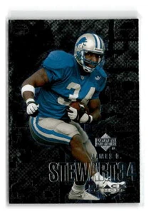 2000-Upper Deck Black Diamond -#42-James Stewart -Detroit Lions - Picture 1 of 2
