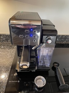 Breville VCF107 One-Touch CoffeHouse Coffee Machine - Black,Chrome