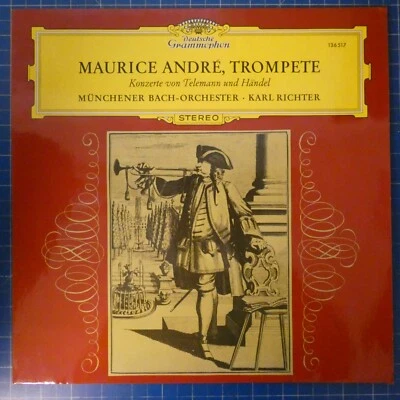 Maurice André Trompete Telemann Händel Karl Richter DGG 136517 LP-1270 - Bild 1 von 2