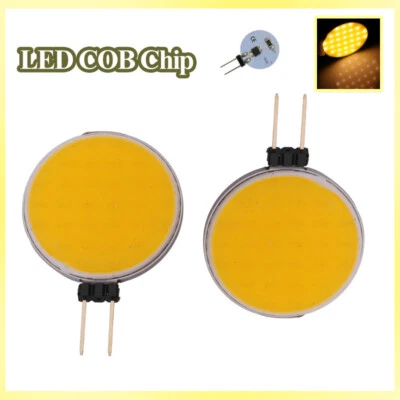 G4 4w COB LED Chip DC 12V Warm Lamp Bead floodlight Round lamp panel - Image 1 of 2