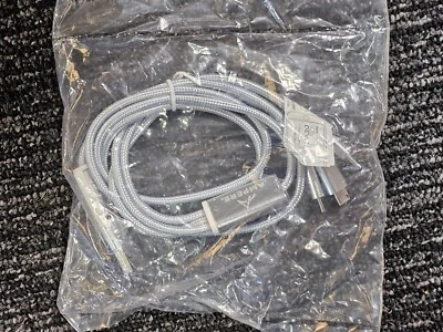 (QTY 25) 3in1 USB Cable Fast Charger for Android Micro Type-C ios Smart Phone - Image 1 of 4