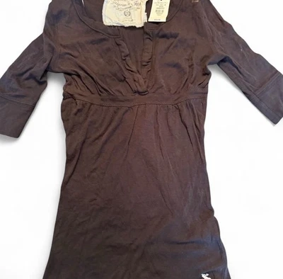 Babydoll Vintage Nuevo con Etiquetas Abercrombie & Fitch Talla Y2K Pequeña Mujer Top Foto 1 de 4