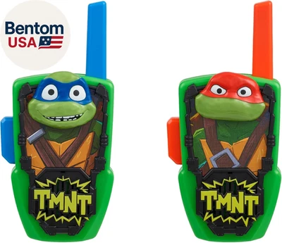Teenage Mutant Ninja Turtles Toy Walkie Talkies for Kids, Static Free Indoor and - Image 1 of 4