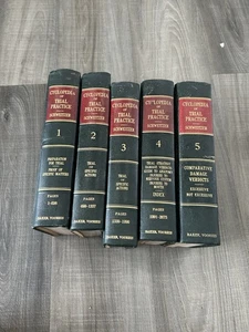 Cyclopedia Of Trial Practice 5 Volume Set Sydney C. Schweitzer LAW 1954 1961 - Picture 1 of 24