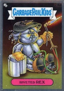 2022 Topps Chrome Series 5 Garbage Pail Kids Riveted Rex #216b - Picture 1 of 2