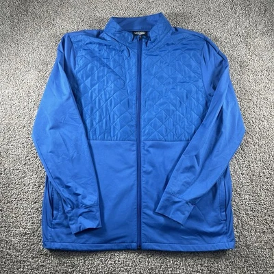Straight Down x Bryn Mawr Country Club Jacket Mens XL Quilted L Golf Performance - Image 1 of 4