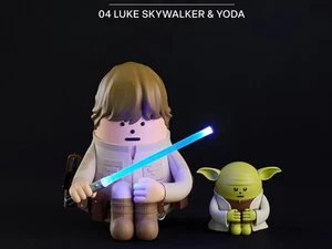 BLITZWAY SML Skywalker & Yoda 2 Packs A Set Collectibles Figure New In Stock - Picture 1 of 15
