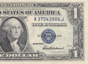 1935-F UNITED STATES SILVER CERTIFICATE $1 "A" (( GEM UNC )) - Picture 1 of 6