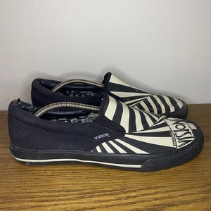VISION STREET WEAR Para Hombres Gator Zapatillas Sin Cordones Zapatos Punk Patinador Grunge Talla 11 - Imagen 1 de 8