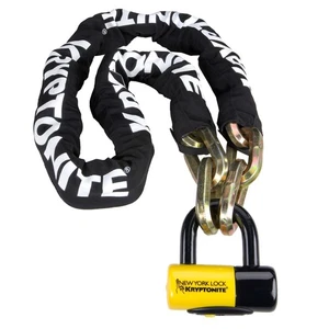 Cadena Kryptonite New York Fahgettaboudit con bloqueo de disco 1415 5' 150 cm x 14 mm - Imagen 1 de 8
