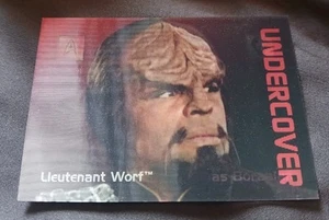 1994 SkyBox Star Trek TNG Undercover #16 Lieutenant Worf as Borcha'lan... - Picture 1 of 3