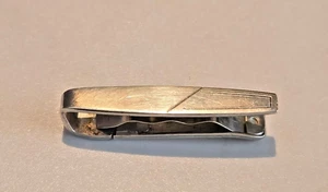 ANSON RETRO KRAWATTENNADEL CLIP 4g 925 STERLING SILBER GEPUNZT SAUBER - Bild 1 von 6