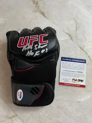 Ken Shamrock Signed UFC Glove with "HOF 03" Inscription PSA/DNA COA - Image 1 of 4