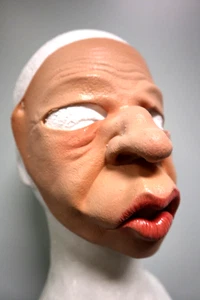Detached Disinterested Incurious Indiff- Zagone Studios "Aloof" Handmade Mask - Picture 1 of 9