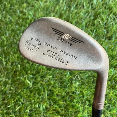 Titleist Raw Mild Steel Vokey 56° Sand Wedge SW Steel Wedge Flex 35.5" 12 bounce - Image 1 of 4