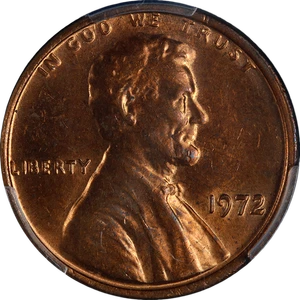 1972-P Lincoln Cent Doubled Die Obverse PCGS MS63 RB Key Date Nice Strike - Picture 1 of 4